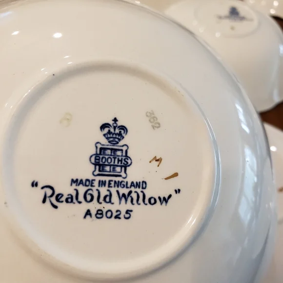 Coupe Cereal Bowl Set - Booths Real Old Willow - Picture 6 of 8